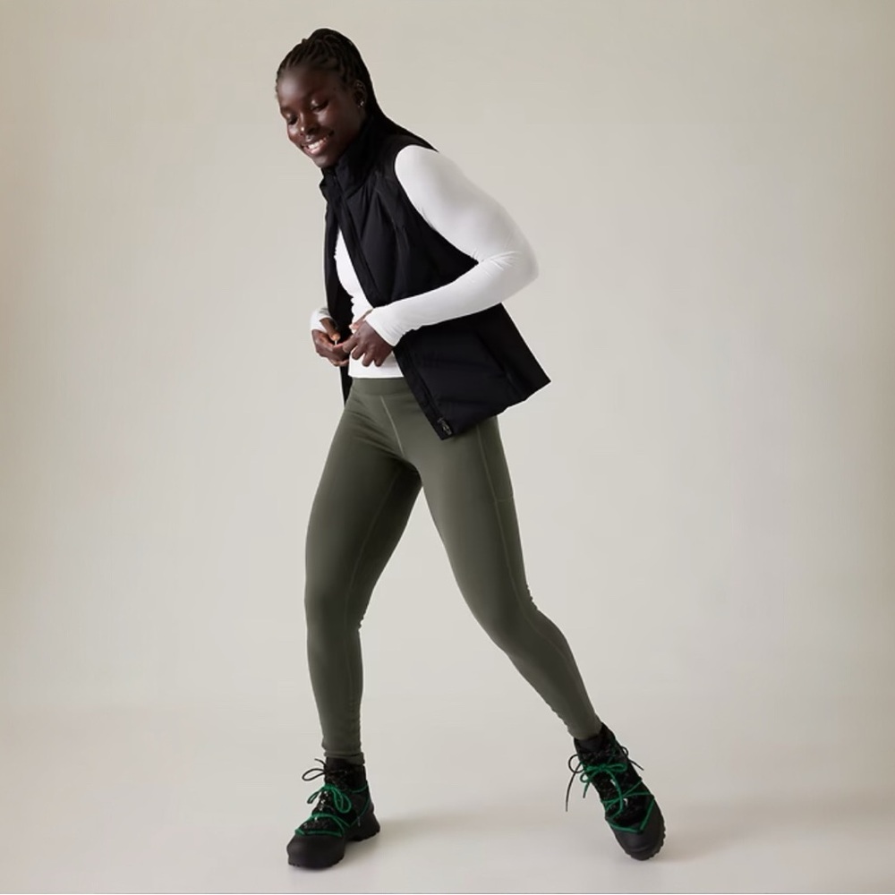 NWOT Athleta ALTITUDE STASH HIGH RISE POLARTEC® POWER STRETCH® TIGHT - Picture 6 of 6